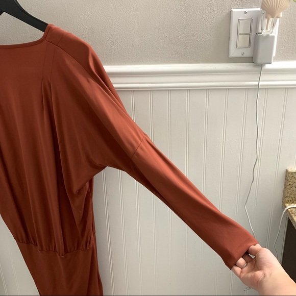 HAUTE HIPPIE Dolman Sleeve 100% Rayon Dress HHFA12-3360 XS - Picture 11 of 15